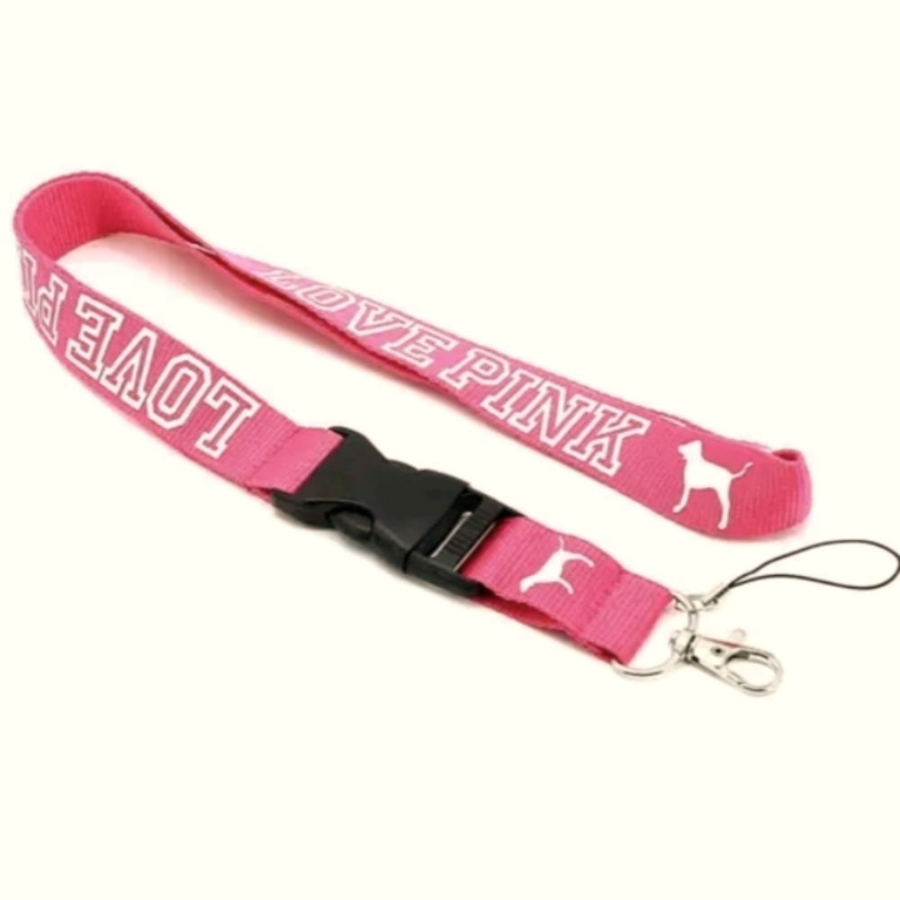 Victoria's Secret PINK Lanyard (Hot Pink)